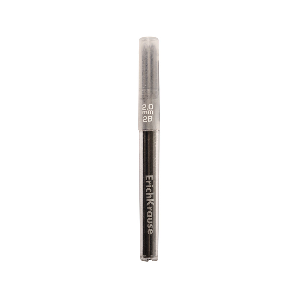 Грифели ErichKrause® Draft для механических карандашей 2.0 мм, 2B 