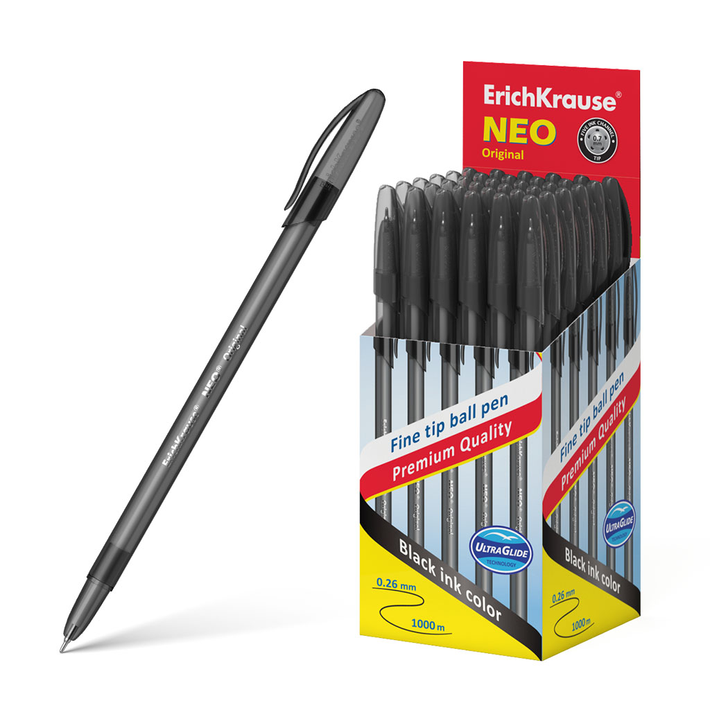Ручка шариковая ErichKrause® Neo® Original, цвет чернил черный 