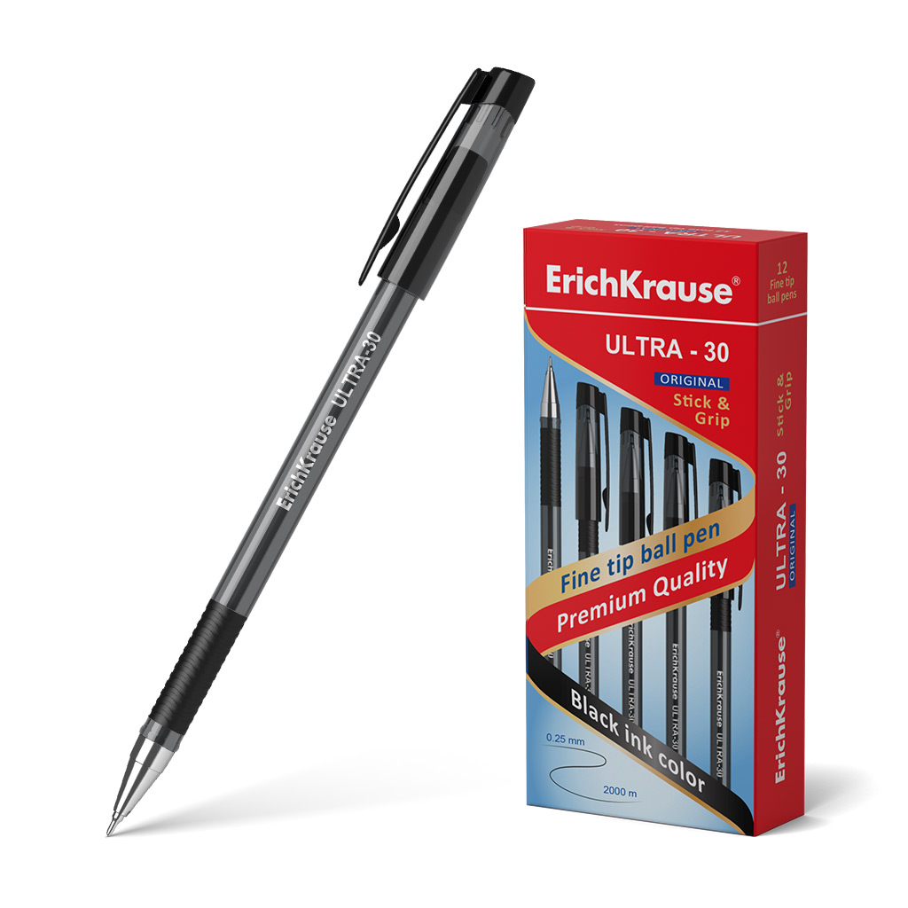 Ручка шариковая ErichKrause® ULTRA-30 Original, цвет чернил черный 